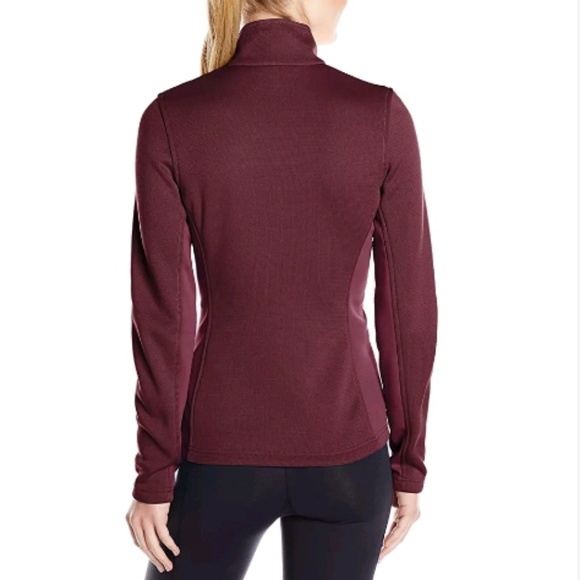 FUCHSIA FULL ZIP CORE SWEATER - Picture 2 of 7